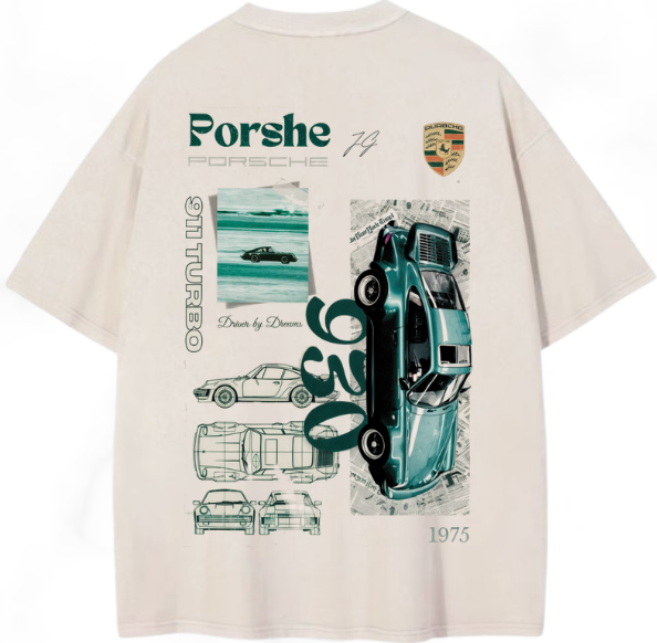 Playera Oversize Porsche Turbo