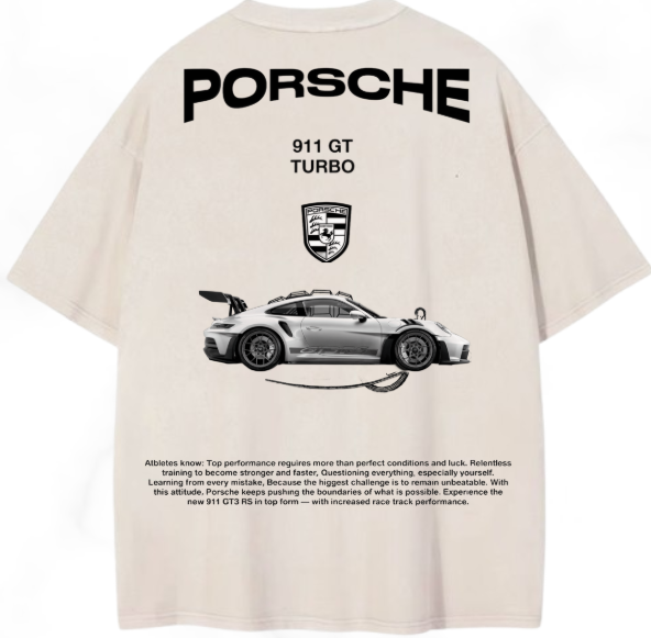 Playera Oversize Porsche 911