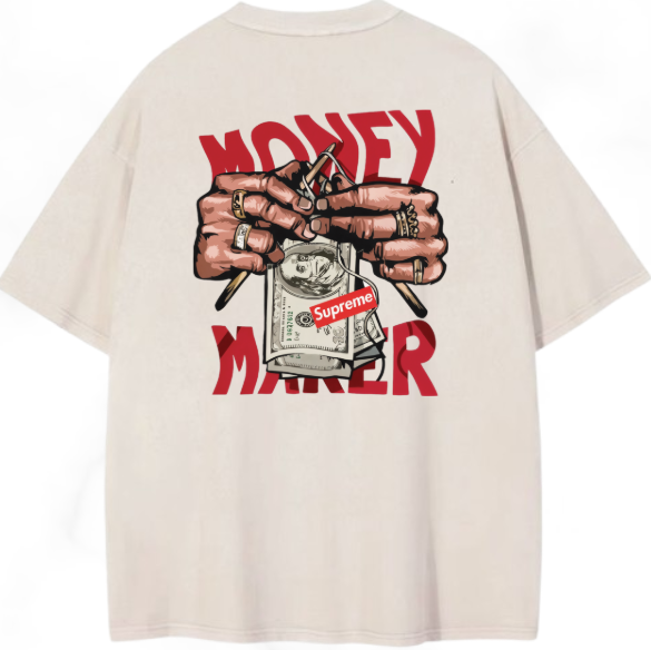 Playera Oversize Money Maker