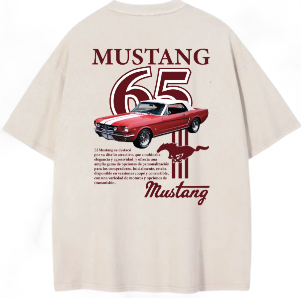 Playera Oversize Mustang