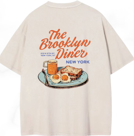 Playera Oversize DINER