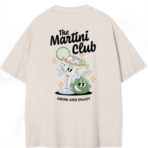 Playera Oversize MARTINI CLUB