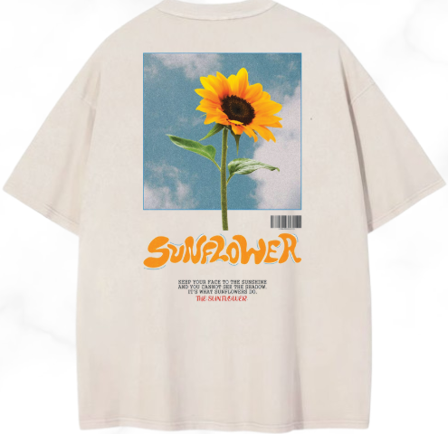 Playera Oversize SUNFLOWER